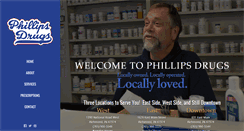 Desktop Screenshot of phillipsdrugs.com